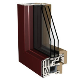Finstral Lignatec KAB Kunststoff Holz Aluminium Fenster Fluegel Novaline